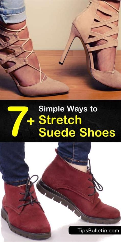 fake suede shoes stretch|best way to stretch suede shoes.